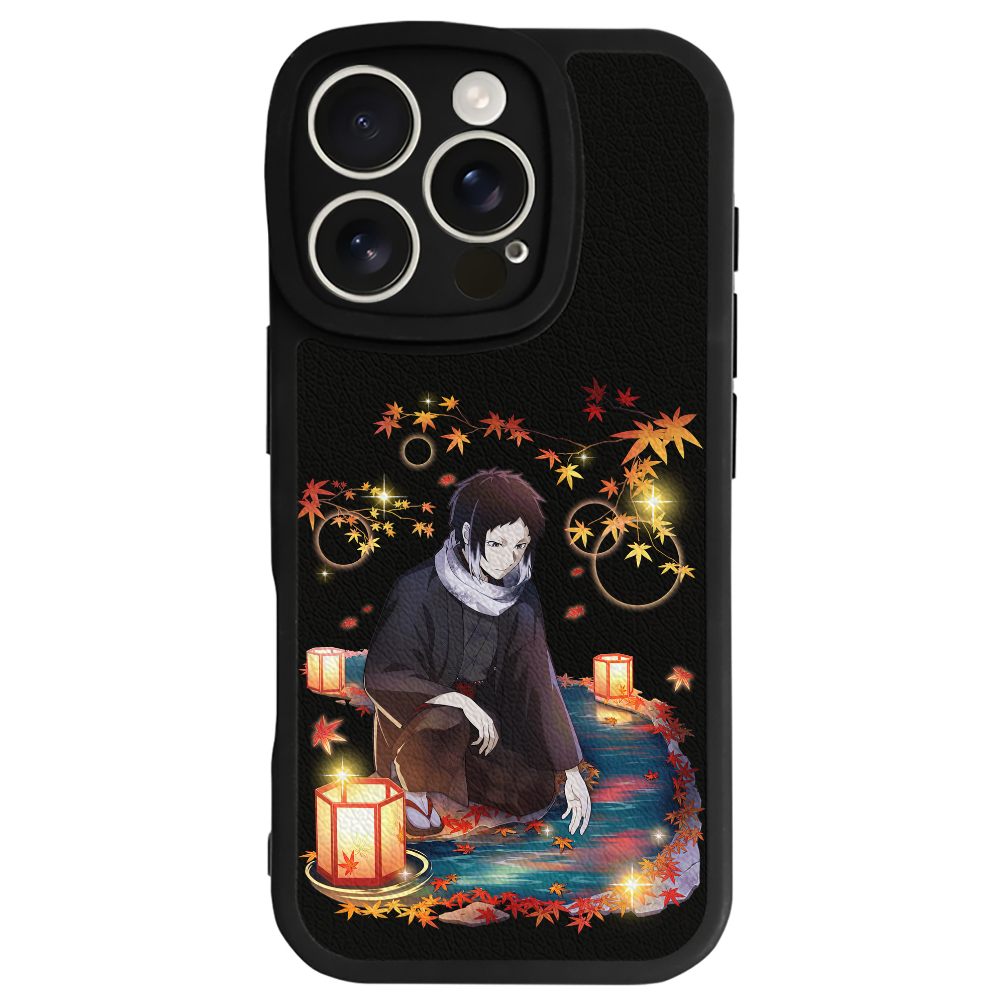 （画像用） 文豪ストレイドッグス Bungo Stray Dogs 【iPhone 16シリーズ対応】シリコンスマホケース（レザー調） 材質：シリコン